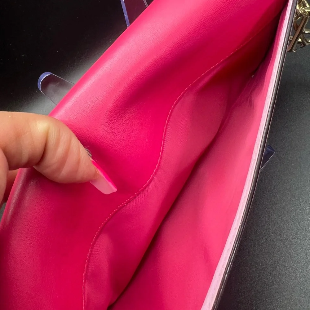 Christian Dior Lady Dior WOC πFUSHIA π& Mauve combo. W/ COA & Dust Bag - Picture 12 of 16